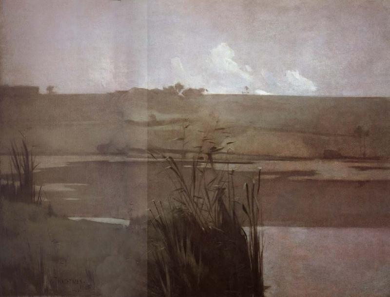 John Henry Twachtman Arques la Bataille oil painting image